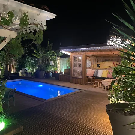 ヴィラ Jolie Maison Avec Piscine Chauffee Bassin D'arcachon グジャン・メストラ