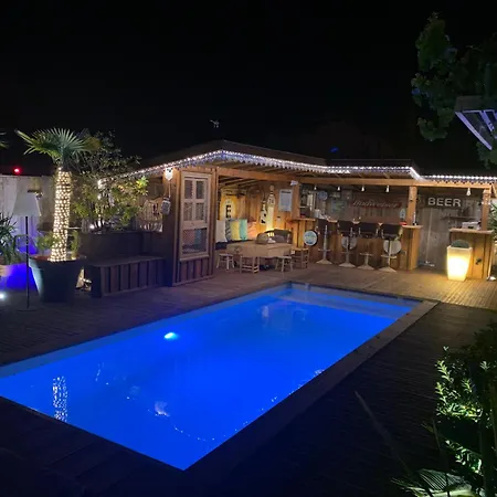 Villa Jolie Maison Avec Piscine Chauffee Bassin D'arcachon Gujan-Mestras