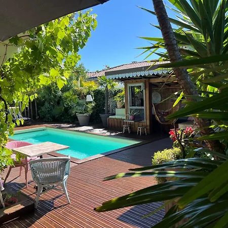 ヴィラ Jolie Maison Avec Piscine Chauffee Bassin D'arcachon