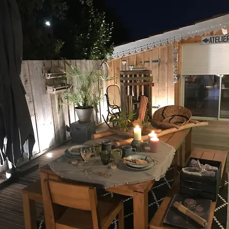 Jolie Maison Avec Piscine Chauffee Bassin D'arcachon ヴィラ *