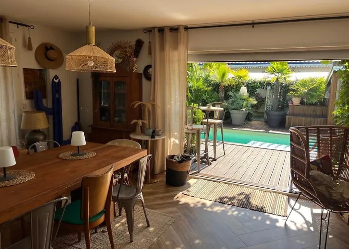 Villa Jolie Maison Avec Piscine Chauffee Bassin D'arcachon